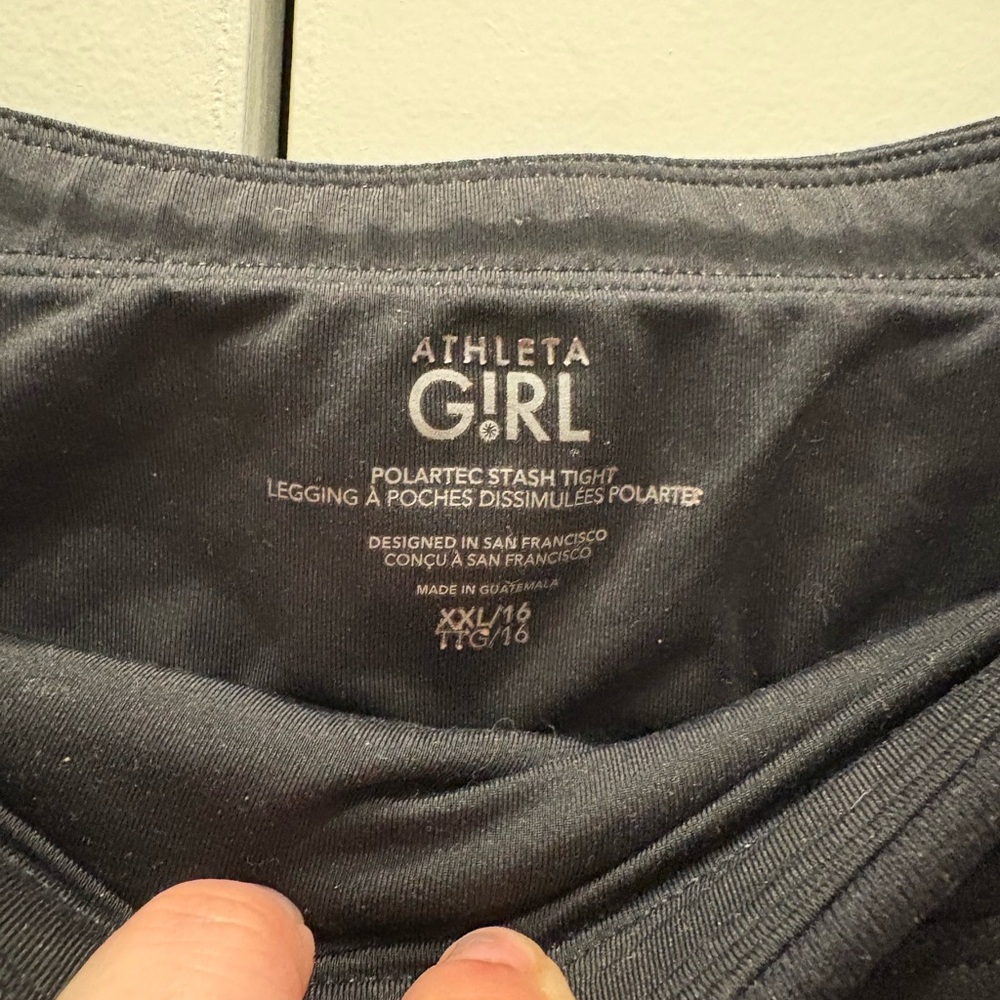 Athleta Girl XXL Polartec Stash Tights